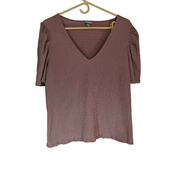 A New Day Ruched Puff Sleeve Top - Picture 1 of 4